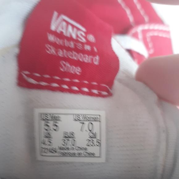 Vans SK8 high top sneakers size 7 - Picture 6 of 8